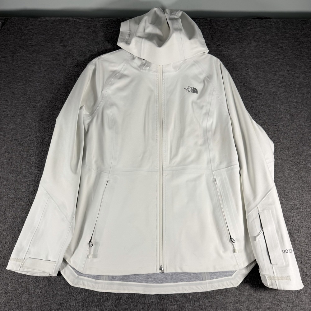 The North Face Women's Jacket Apex Flex Goretex White Size Large Ski Gorpcore